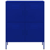 Steel Storage Cabinet Navy Blue 31.5x13.8x40 inches